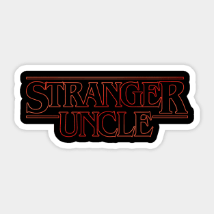 Stranger Uncle v2 Sticker